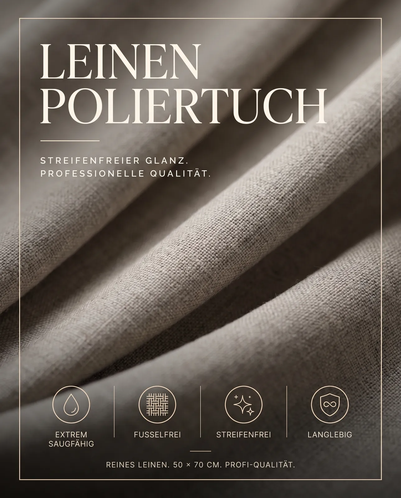 Streifenfreier Glanz in professioneller Qualität — extrem saugfähig, fusselfrei und langlebig für den täglichen Einsatz.