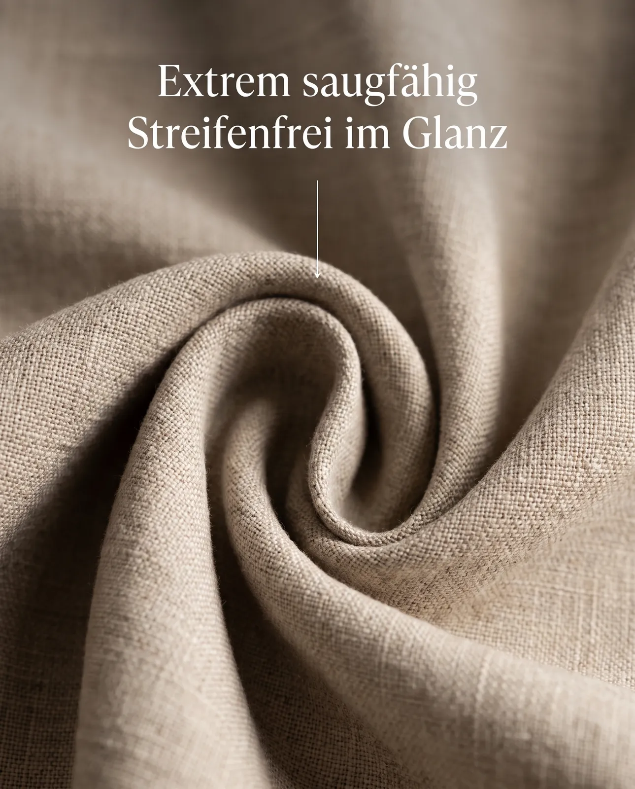 Jede Faser nimmt Feuchtigkeit auf — für streifenfreien Glanz bei jedem Wisch.